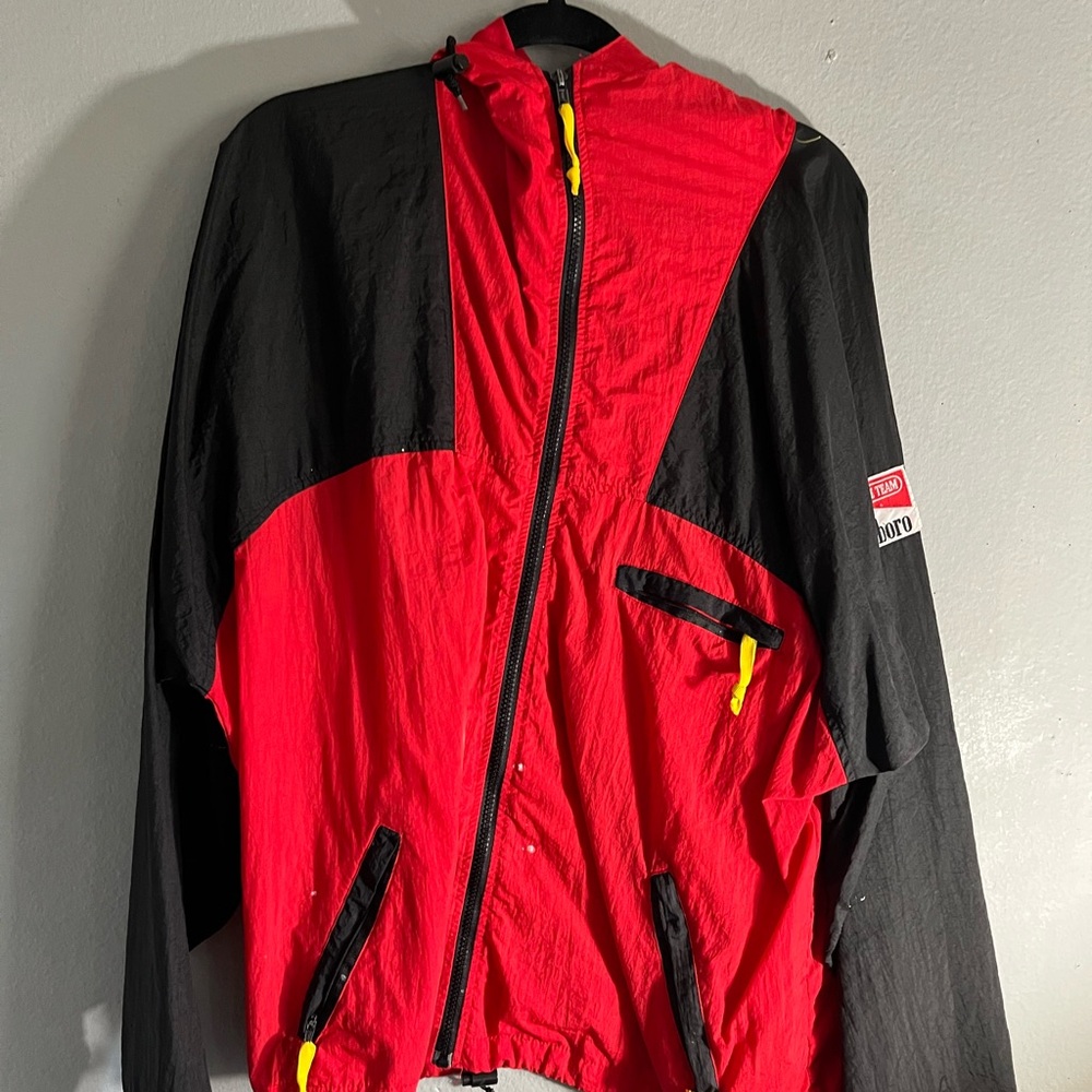 Red and Black Men's Jacket